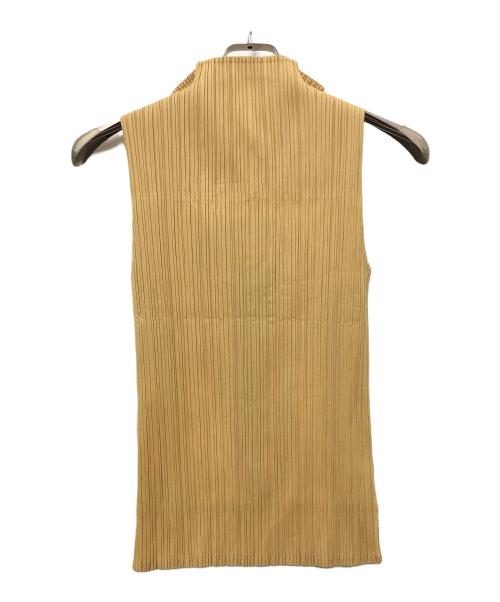 PLEATS PLEASE（プリーツプリーズ）PLEATS PLEASE (プリーツプリーズ) ノースリーブブラウス ベージュ サイズ:3の古着・服飾アイテム