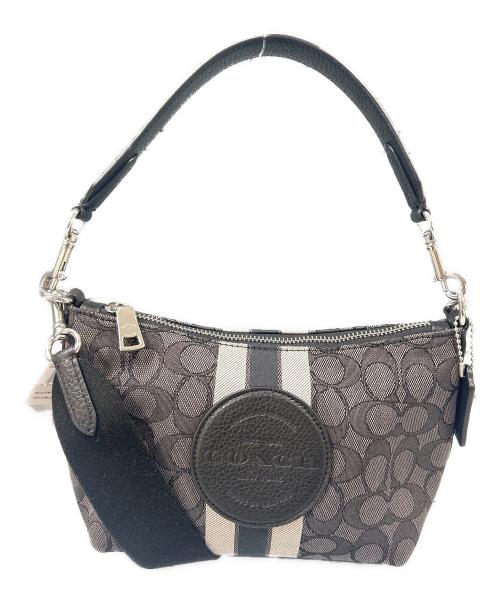 COACH（コーチ）COACH (コーチ) シグネチャーデンプシーショルダーバッグ グレーの古着・服飾アイテム