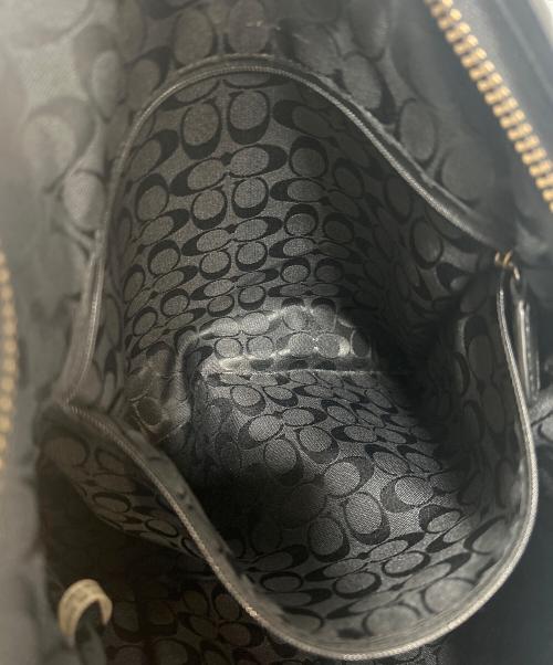 COACH（コーチ）COACH (コーチ) バケツ型ショルダーバッグ ブラックの古着・服飾アイテム