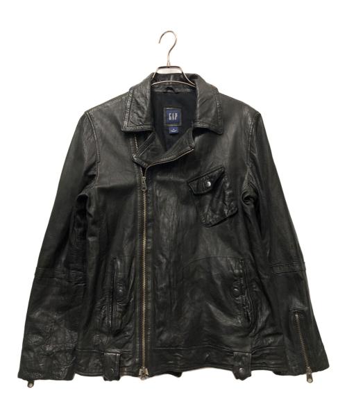 OLD GAP（オールドギャップ）OLD GAP (オールドギャップ) ライダースジャケット ブラック サイズ:Mの古着・服飾アイテム