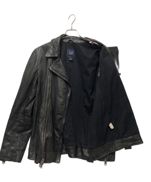 OLD GAP（オールドギャップ）OLD GAP (オールドギャップ) ライダースジャケット ブラック サイズ:Mの古着・服飾アイテム