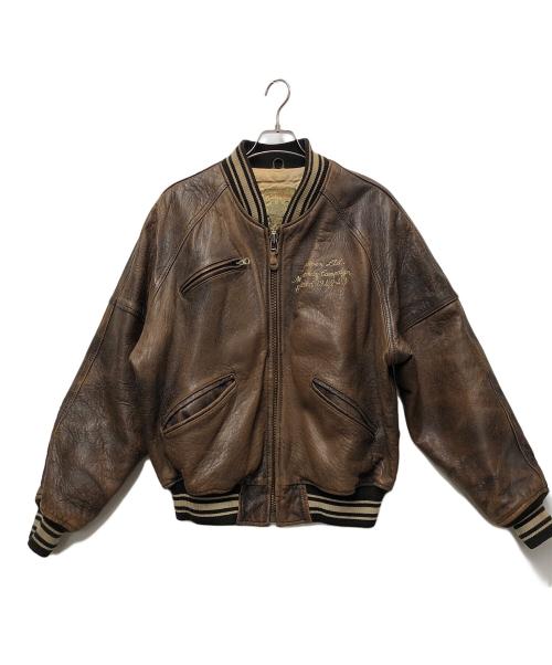 AVIREX（アヴィレックス）AVIREX (アヴィレックス) フライトジャケット ブラウン サイズ:Sの古着・服飾アイテム
