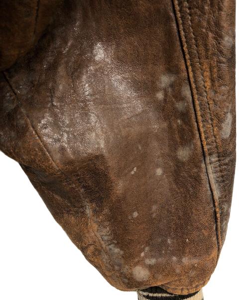 AVIREX（アヴィレックス）AVIREX (アヴィレックス) フライトジャケット ブラウン サイズ:Sの古着・服飾アイテム