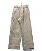 TODAYFULトゥデイフル）の古着「コットンイージーパンツ」｜ベージュ