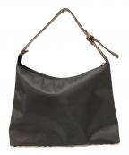 BURBERRY BLUE LABELバーバリーロンドンブルーレーベル）の古着「ノバチェックワンショルダーバッグ」｜ブラック×カーキ