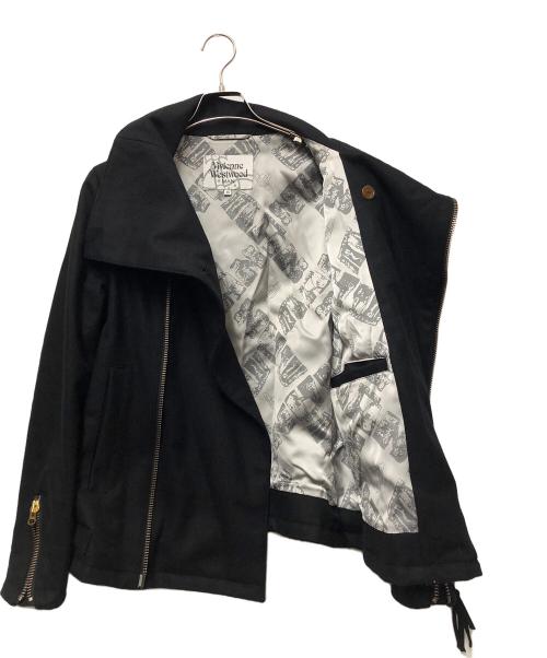 Vivienne Westwood man（ヴィヴィアン ウェストウッド マン）Vivienne Westwood man (ヴィヴィアン ウェストウッド マン) ライダースジャケット ブラック サイズ:46の古着・服飾アイテム