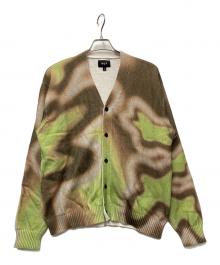 HUF（ハフ）の古着「厚手カーディガン」｜ブラウン×グリーン