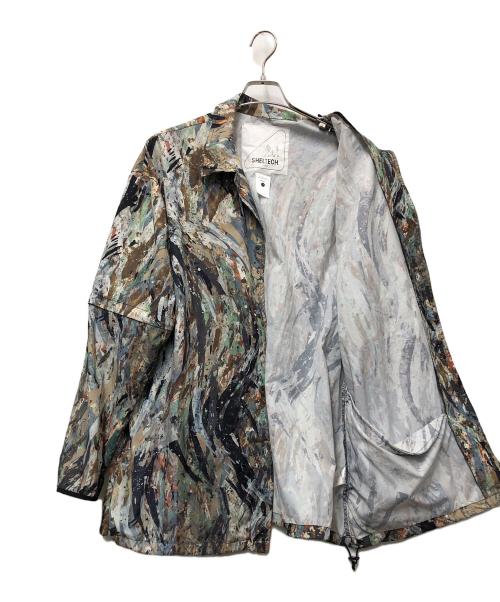 SHELTECH（シェルテック）SHELTECH (シェルテック) R.KAMIYAMA CAMO PRINT COACH JACKET マルチカラー サイズ:XLの古着・服飾アイテム