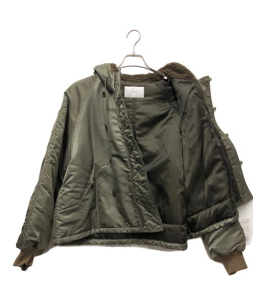 FRAMeWORK（フレームワーク）FRAMeWORK (フレームワーク) N-2Bクロップドジャケット オリーブ サイズ:FREEの古着・服飾アイテム