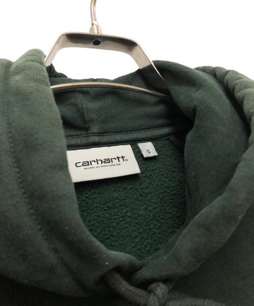 CarHartt（カーハート）CarHartt (カーハート) プルオーバーパーカー グリーン サイズ:Sの古着・服飾アイテム