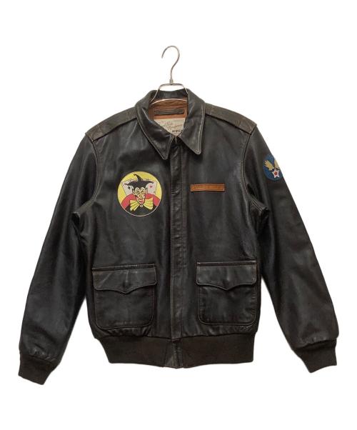 AVIREX（アヴィレックス）AVIREX (アヴィレックス) A-2フライトジャケット ブラウン サイズ:Mの古着・服飾アイテム