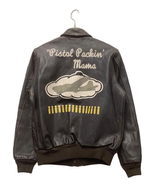 AVIREX（アヴィレックス）AVIREX (アヴィレックス) A-2フライトジャケット ブラウン サイズ:Mの古着・服飾アイテム