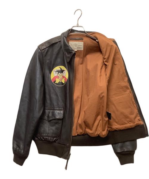 AVIREX（アヴィレックス）AVIREX (アヴィレックス) A-2フライトジャケット ブラウン サイズ:Mの古着・服飾アイテム