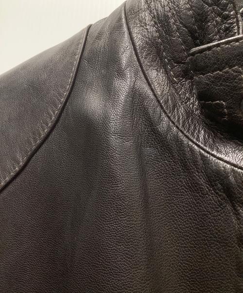 BOSS HUGO BOSS（ボス ヒューゴボス）BOSS HUGO BOSS (ボス ヒューゴボス) レザージャケット ブラウン サイズ:不明の古着・服飾アイテム