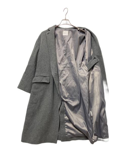 kurashi&trips publishing（クラシアンドトリップス パブリッシング）KURASHI&Trips PUBLISHING (クラシアンドトリップス パブリッシング) チェスターコート グレー サイズ:不明の古着・服飾アイテム