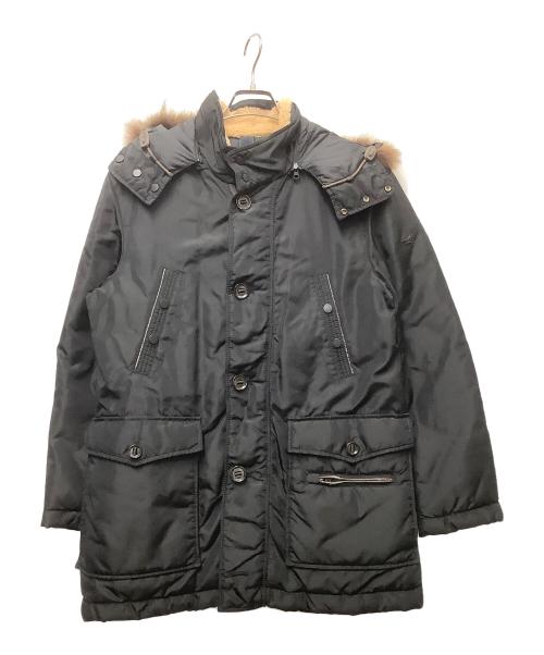 Henry Cotton's（ヘンリーコットンズ）Henry Cotton's (ヘンリーコットンズ) ダウンジャケット ブラック サイズ:46の古着・服飾アイテム