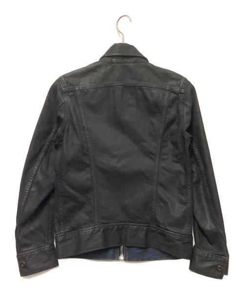 DIESEL（ディーゼル）DIESEL (ディーゼル) D-JARコーティング加工デニムジャケット ブラック サイズ:XSの古着・服飾アイテム