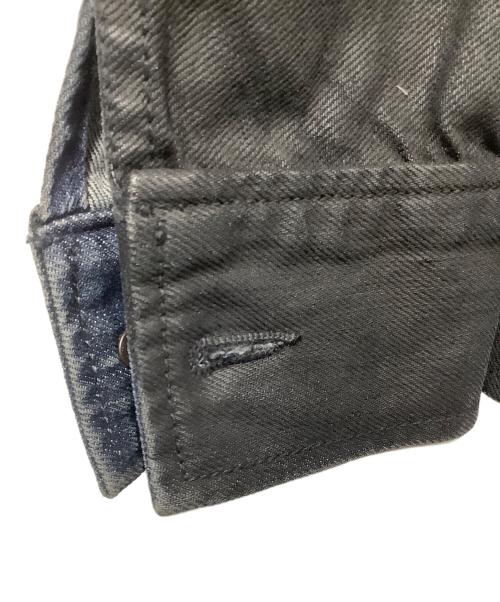 DIESEL（ディーゼル）DIESEL (ディーゼル) D-JARコーティング加工デニムジャケット ブラック サイズ:XSの古着・服飾アイテム