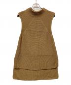 BATONERバトナ―）の古着「厚手ニット」｜ブラウン