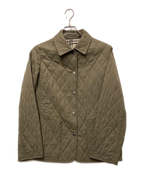 BURBERRY LONDON（バーバリーロンドン）BURBERRY LONDON (バーバリーロンドン) キルティングジャケット カーキ サイズ:40の古着・服飾アイテム