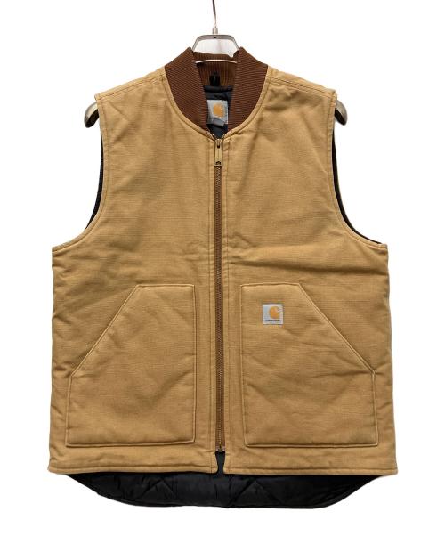 CarHartt（カーハート）CarHartt (カーハート) ダックベスト ベージュ サイズ:Mの古着・服飾アイテム