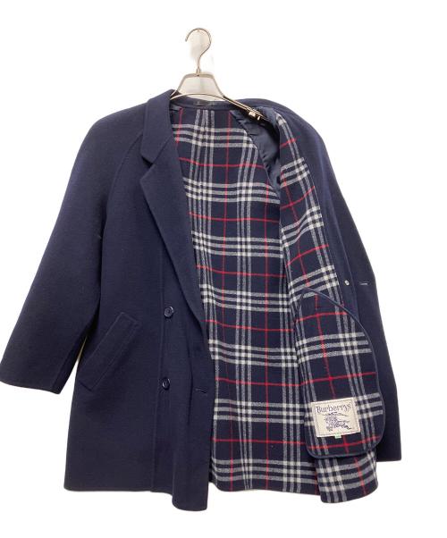 Burberry's（バーバリー）Burberry's (バーバリーズ) Pコート ネイビー サイズ:Mの古着・服飾アイテム