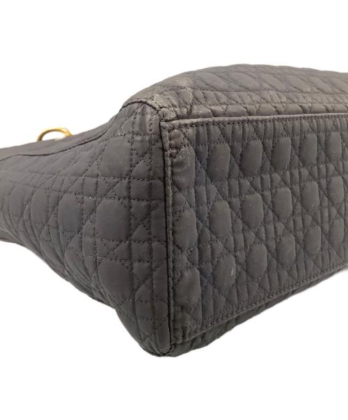 Christian Dior（クリスチャン ディオール）Christian Dior (クリスチャン ディオール) カナージュハンドバッグ ブラックの古着・服飾アイテム