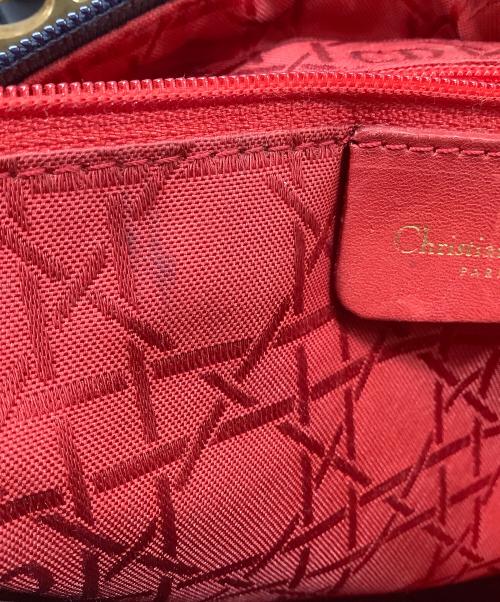 Christian Dior（クリスチャン ディオール）Christian Dior (クリスチャン ディオール) カナージュハンドバッグ ブラックの古着・服飾アイテム