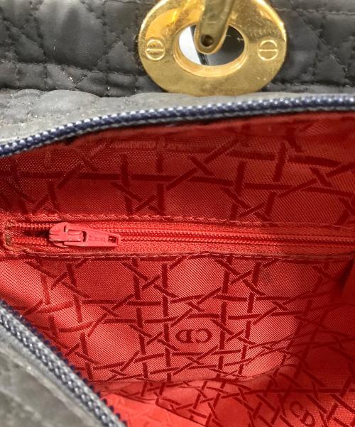 Christian Dior（クリスチャン ディオール）Christian Dior (クリスチャン ディオール) カナージュハンドバッグ ブラックの古着・服飾アイテム