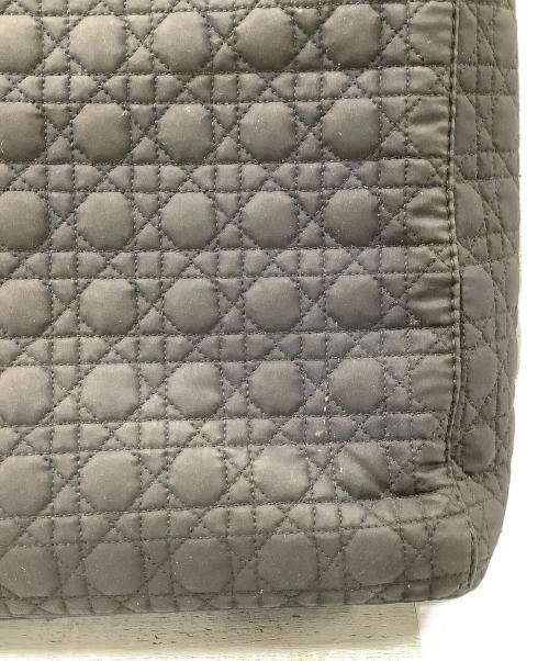 Christian Dior（クリスチャン ディオール）Christian Dior (クリスチャン ディオール) カナージュハンドバッグ ブラックの古着・服飾アイテム