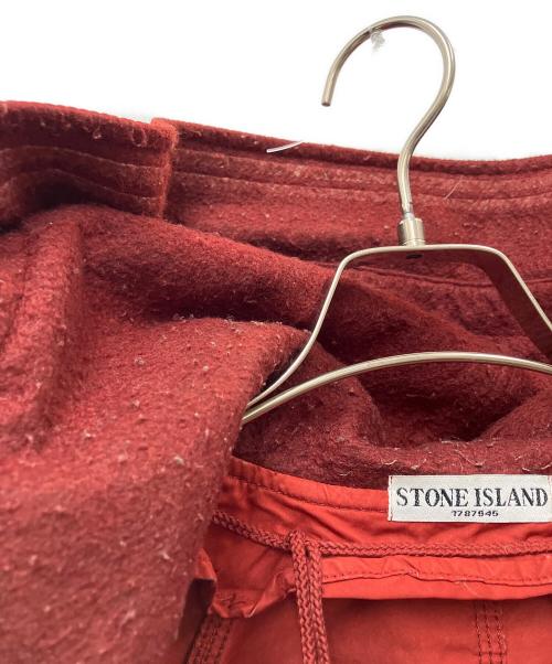 STONE ISLAND（ストーンアイランド）STONE ISLAND (ストーンアイランド) DAVID-TC DUTCH ROPE DOWN レッド サイズ:不明の古着・服飾アイテム