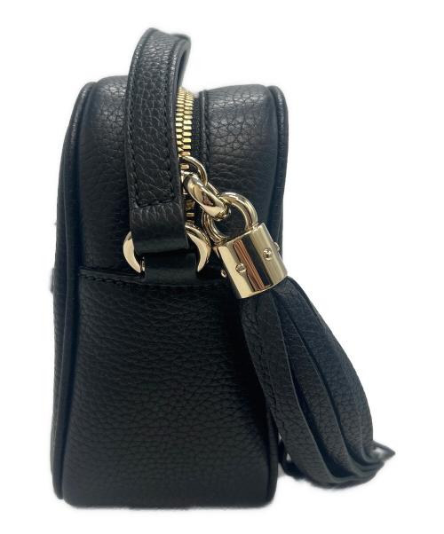 GUCCI（グッチ）GUCCI (グッチ) ソーホー インターロッキングショルダーバッグ ブラックの古着・服飾アイテム