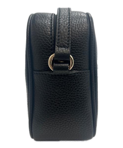 GUCCI（グッチ）GUCCI (グッチ) ソーホー インターロッキングショルダーバッグ ブラックの古着・服飾アイテム