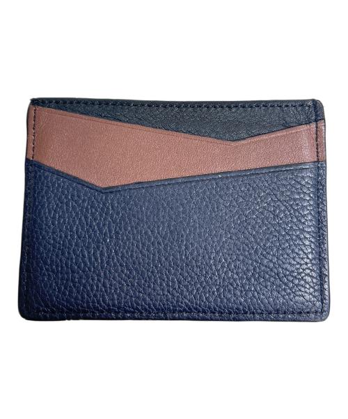 LOEWE（ロエベ）LOEWE (ロエベ) パズルプレーンカードホルダーケース ネイビー×ブラウン×グレーの古着・服飾アイテム