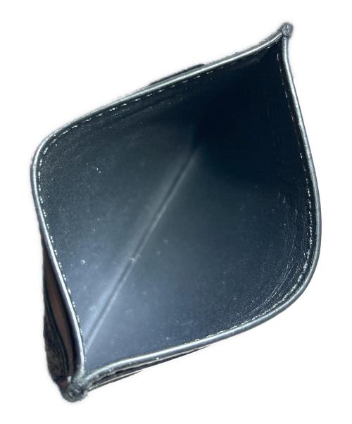 LOEWE（ロエベ）LOEWE (ロエベ) パズルプレーンカードホルダーケース ネイビー×ブラウン×グレーの古着・服飾アイテム