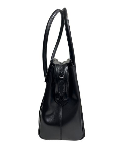 濱野皮革工藝(HAMANO)（ハマノヒカクコウゲイ）濱野皮革工藝(HAMANO) (ハマノヒカクコウゲイ) ハンドバッグ ブラックの古着・服飾アイテム