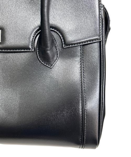 濱野皮革工藝(HAMANO)（ハマノヒカクコウゲイ）濱野皮革工藝(HAMANO) (ハマノヒカクコウゲイ) ハンドバッグ ブラックの古着・服飾アイテム