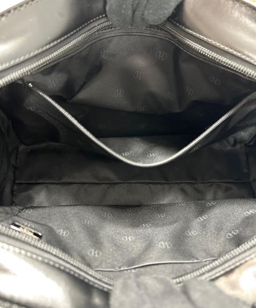 濱野皮革工藝(HAMANO)（ハマノヒカクコウゲイ）濱野皮革工藝(HAMANO) (ハマノヒカクコウゲイ) ハンドバッグ ブラックの古着・服飾アイテム