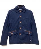 MEN'S BIGI×maccheronianメンズビギ×マカロニアン）の古着「ワークテイストカバーオール」｜ネイビー