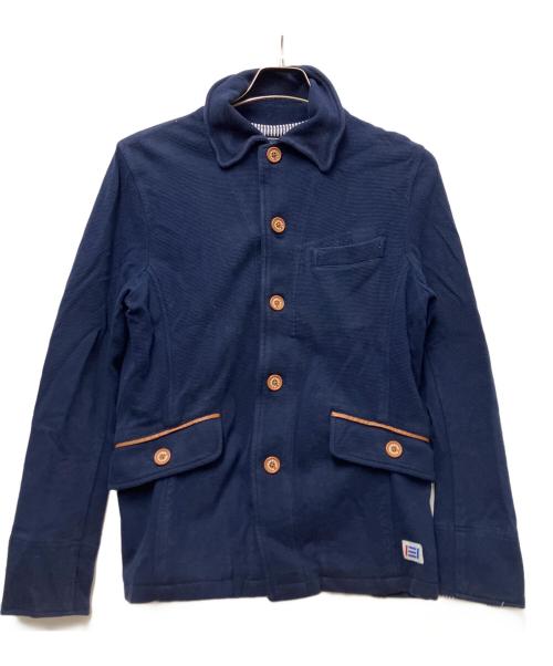 MEN'S BIGI（メンズビギ）MEN'S BIGI (メンズビギ) maccheronian (マカロニアン) ワークテイストカバーオール ネイビー サイズ:01の古着・服飾アイテム