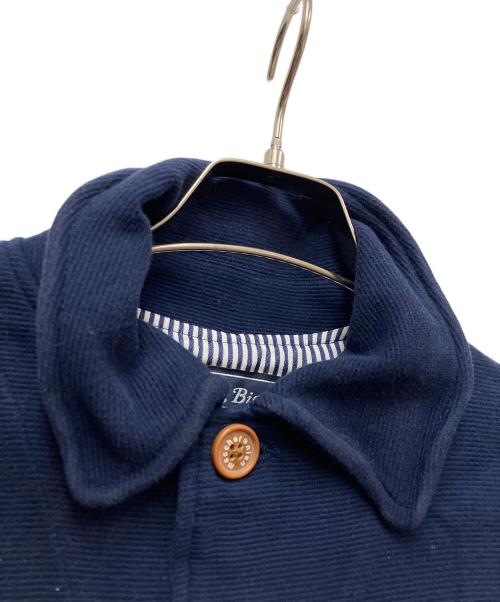 MEN'S BIGI（メンズビギ）MEN'S BIGI (メンズビギ) maccheronian (マカロニアン) ワークテイストカバーオール ネイビー サイズ:01の古着・服飾アイテム