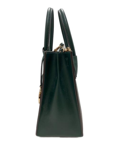 MICHAEL KORS（マイケル・コース）MICHAEL KORS (マイケル・コース) 2WAYショルダーバッグ ブラウン×ダークグリーンの古着・服飾アイテム