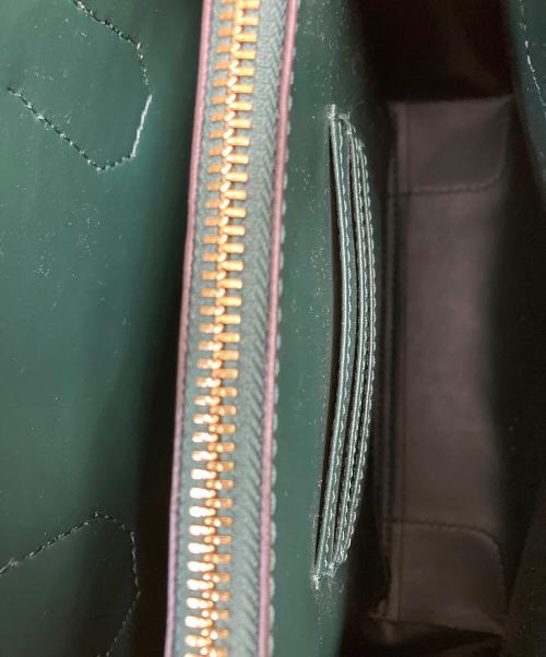 MICHAEL KORS（マイケル・コース）MICHAEL KORS (マイケル・コース) 2WAYショルダーバッグ ブラウン×ダークグリーンの古着・服飾アイテム