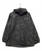 WILDSIDE YOHJI YAMAMOTOワイルドサイド ヨウジ ヤマモト）の古着「INAZUMA Shell Hoodie」｜ブラック