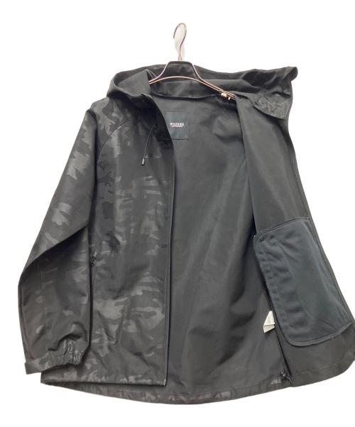 WILDSIDE YOHJI YAMAMOTO（ワイルドサイド ヨウジ ヤマモト）WILDSIDE YOHJI YAMAMOTO (ワイルドサイド ヨウジ ヤマモト) INAZUMA Shell Hoodie ブラック サイズ:3の古着・服飾アイテム