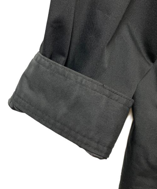 s'yte Yohji Yamamoto（サイト ヨウジヤマモト）S'YTE YOHJI YAMAMOTO (サイト ヨウジヤマモト) STRANGER THINGS (ストレンジャーシングス) Withered Flower Crow Coach Jacket ブラック×ホワイト サイズ:3の古着・服飾アイテム