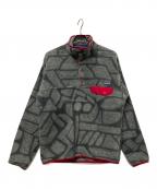 Patagoniaパタゴニア）の古着「ライトウェイト シンチラスナップT」｜グレー×レッド