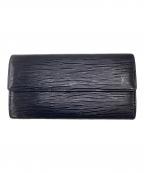 LOUIS VUITTONルイ ヴィトン）の古着「ポルトフォイユ・サラ ロングウォレット」｜ブラック