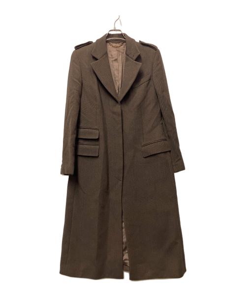 GUCCI（グッチ）GUCCI (グッチ) ウールコート ブラウン サイズ:42の古着・服飾アイテム