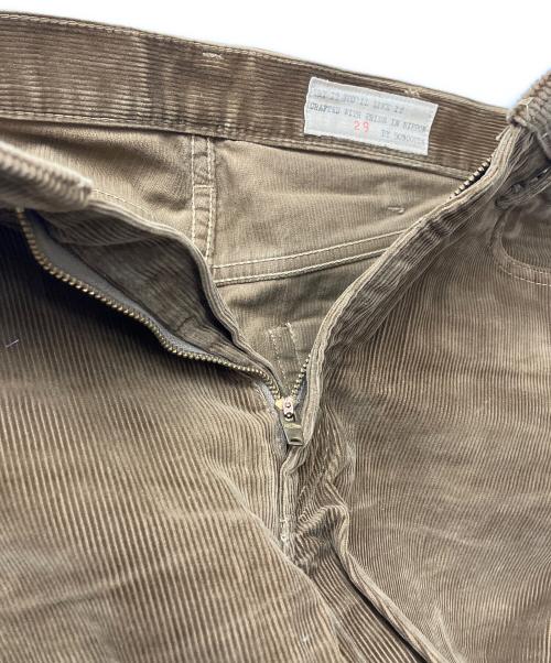 BONCOURA（ボンクラ）BONCOURA (ボンクラ) コーデュロイパンツ ブラウン サイズ:29の古着・服飾アイテム